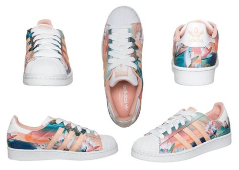 adidas superstar dames bloemen|Adidas Superstar sandalen.